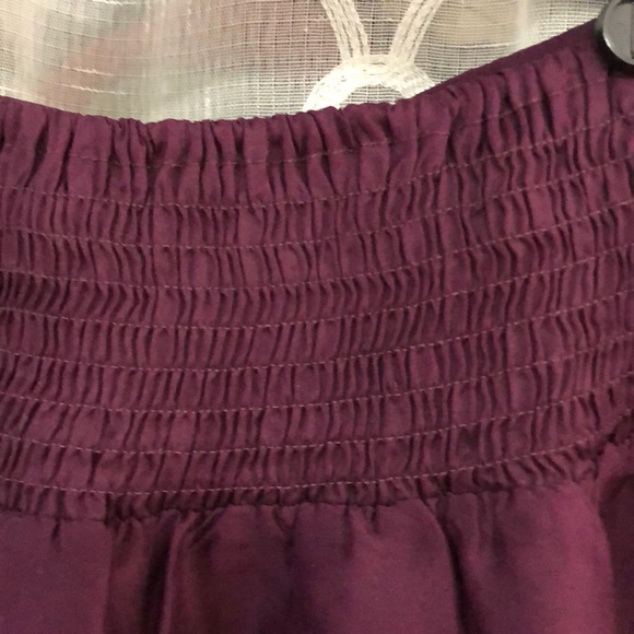 LUCKY BRAND Skirt M Pockets 100% Silk Mini POCKETS PERFECT COND - Picture 3 of 6